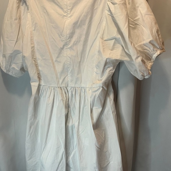 Madewell White Dress with Red Accents - Picture 5 of 6